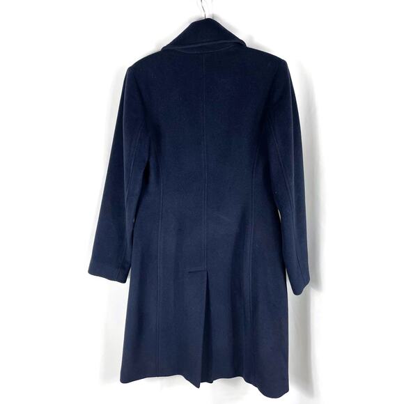 Peruvian Connection Navy Military Dress Coat Double Breasted Alpaca Wool Sz 6 - Picture 6 of 8